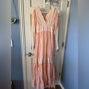 Gunne sax vintage dress pink lace